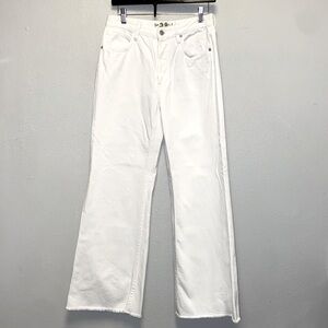 We The Free White Flare & Wide Leg Jeans